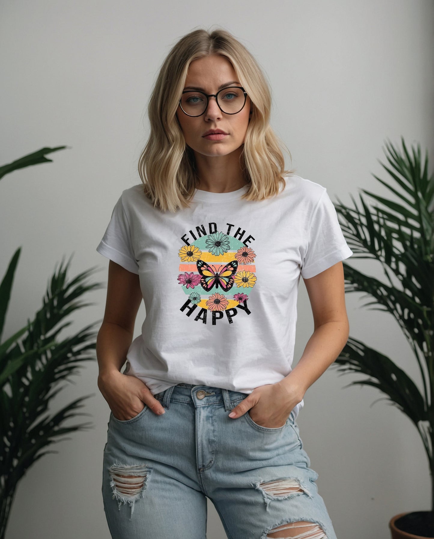 Camisa mariposa mujer