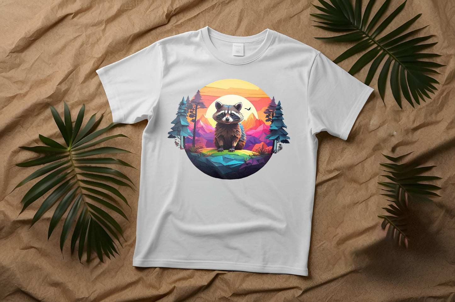 Nueva camiseta de mapache despierto